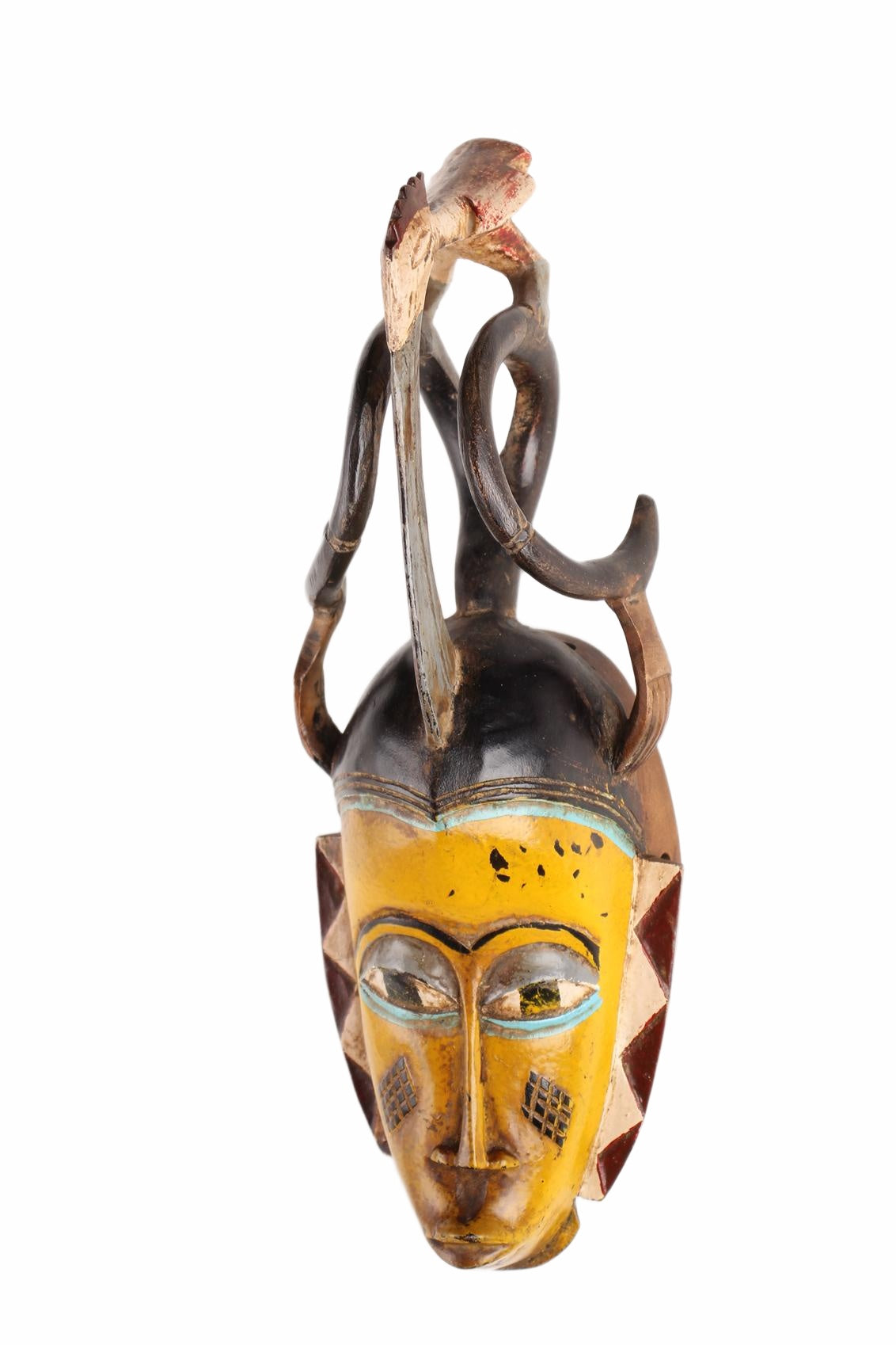 Guro Tribe Mask ~14.6" Tall (New 2026) - Masks