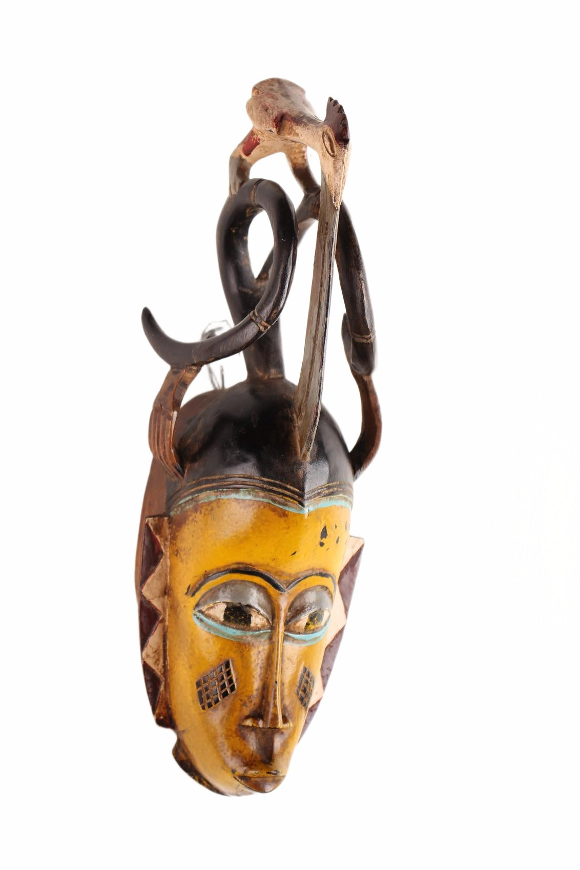 Guro Tribe Mask ~14.6" Tall (New 2026) - Masks