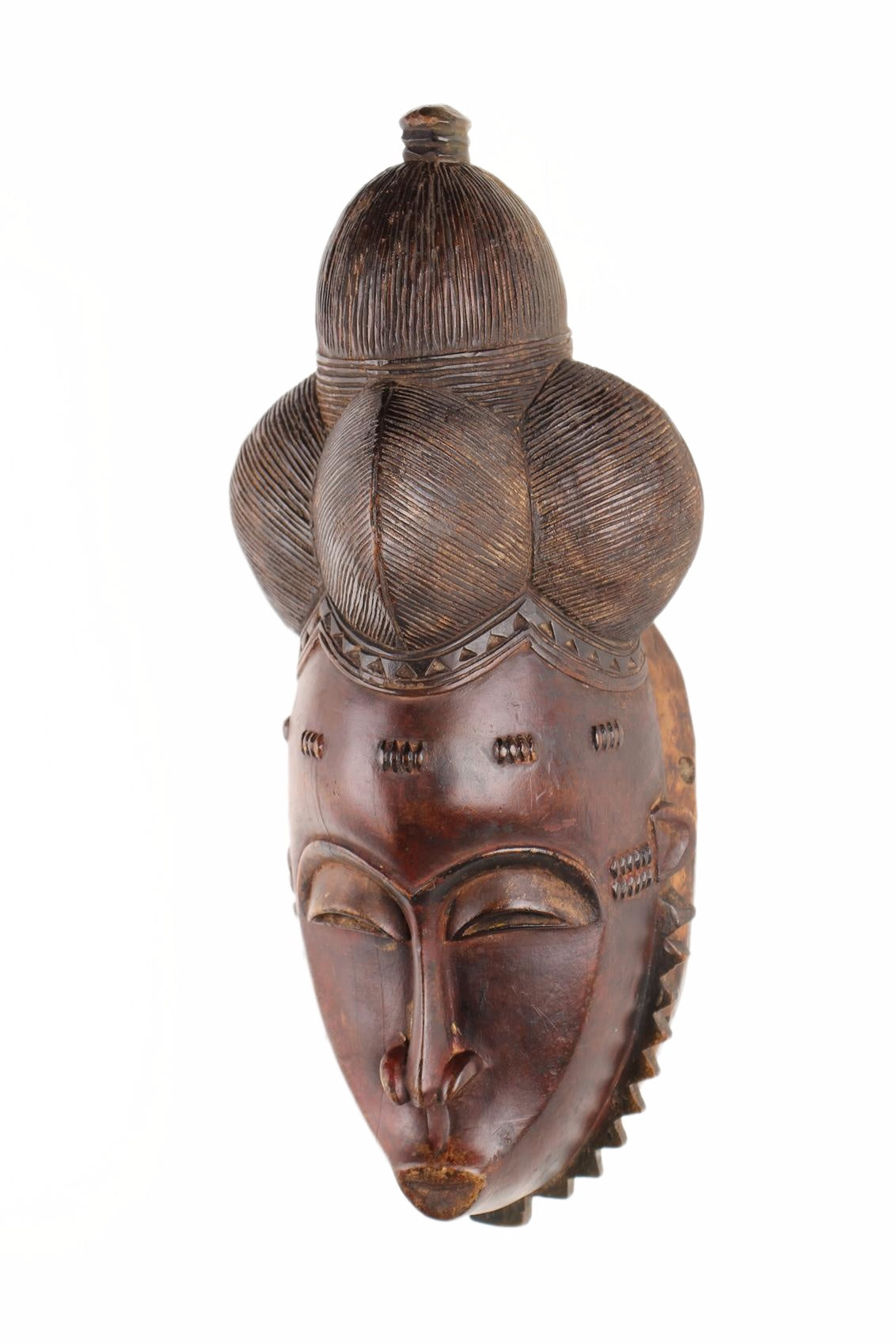 Baule Tribe Mask ~16.9" Tall (New 2026) - Masks