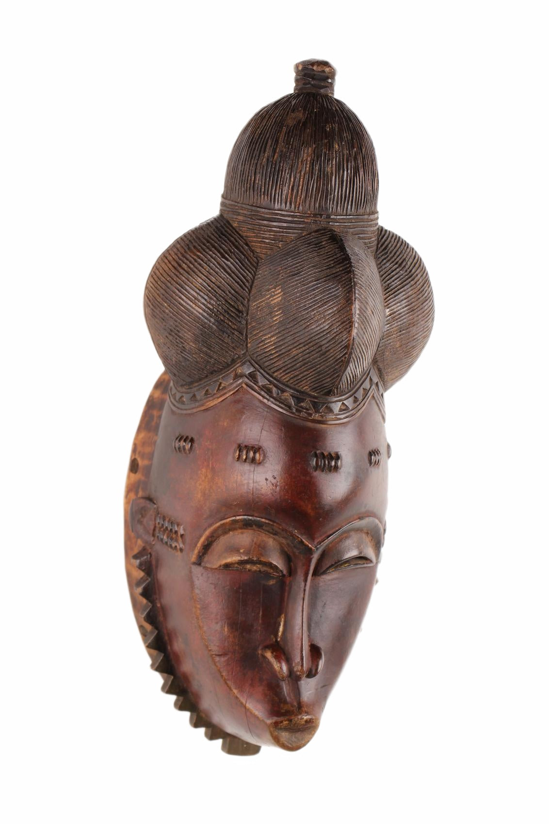 Baule Tribe Mask ~16.9" Tall (New 2026) - Masks