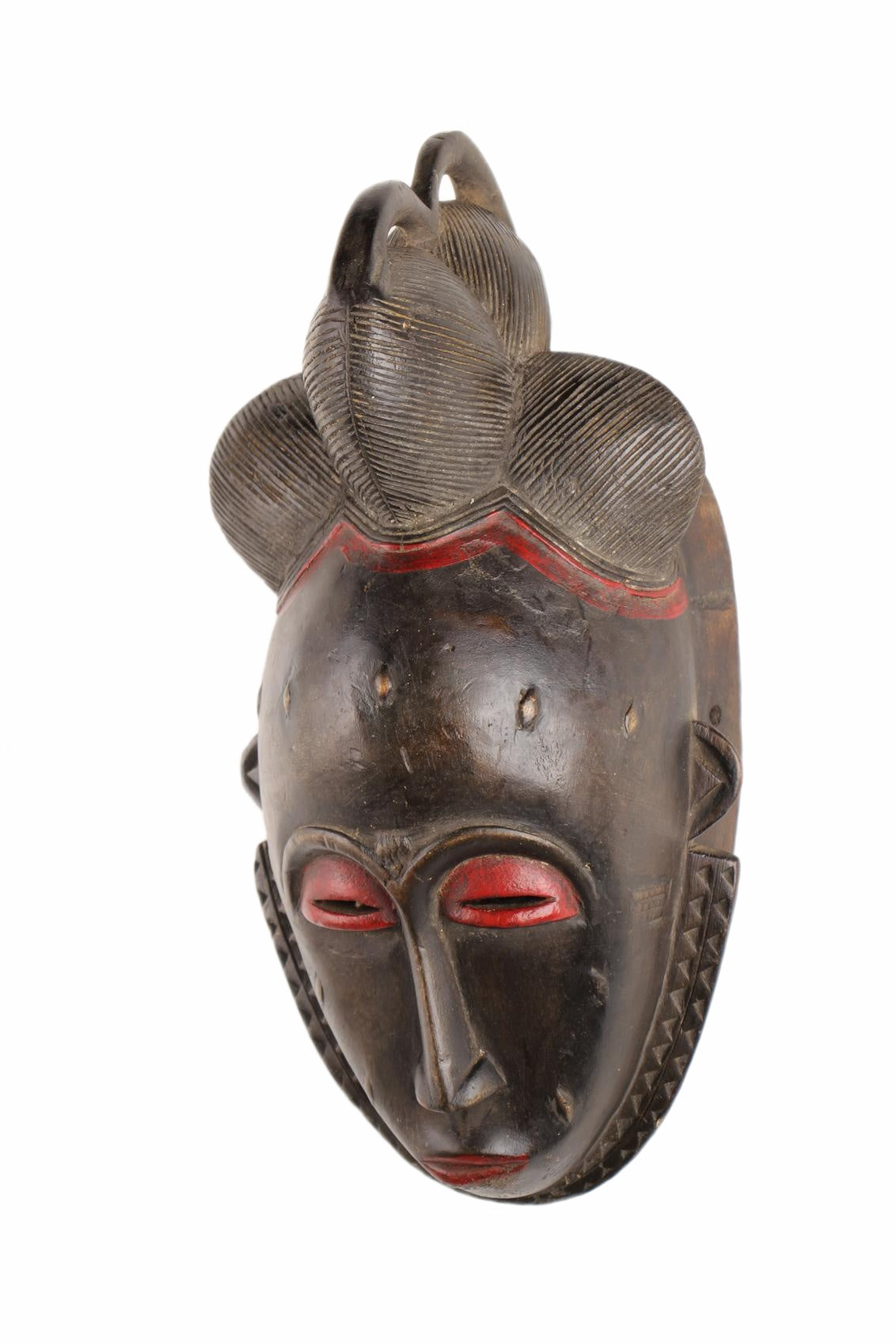 Baule Tribe Mask ~15.4" Tall (New 2026) - Masks