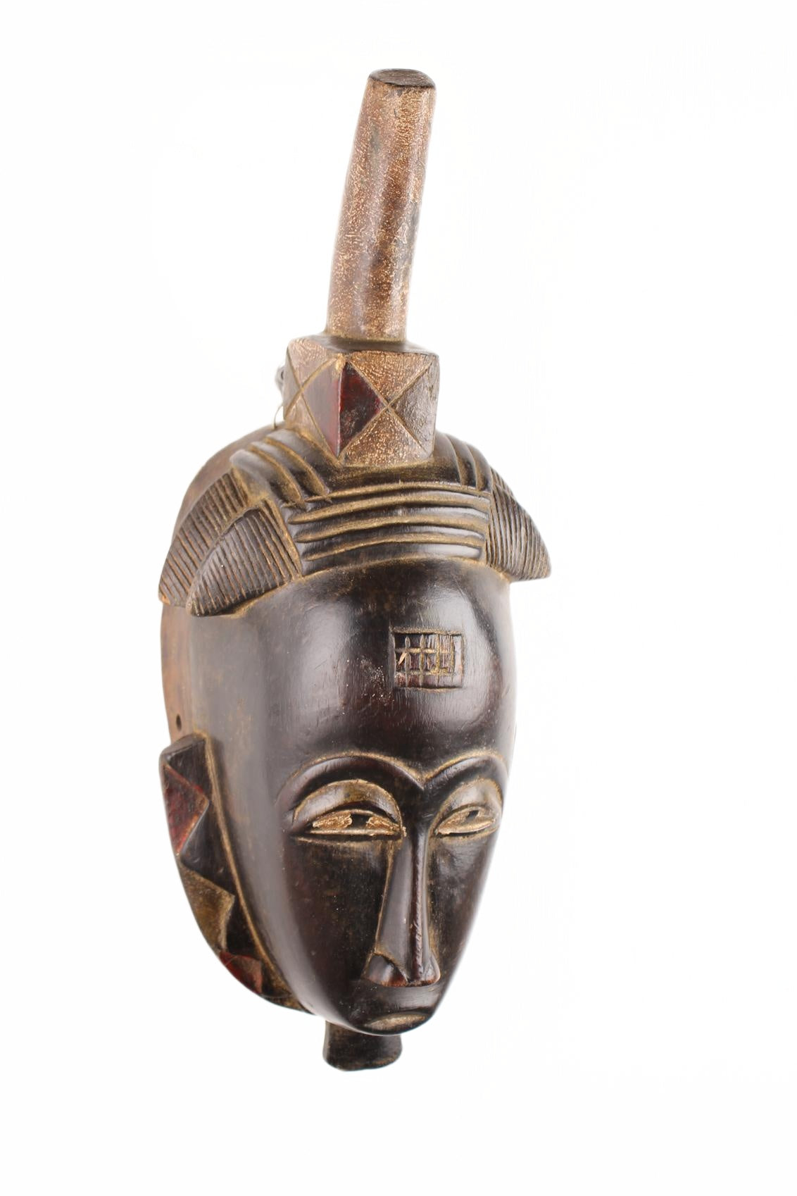 Baule Tribe Mask ~21.7" Tall (New 2026) - Masks