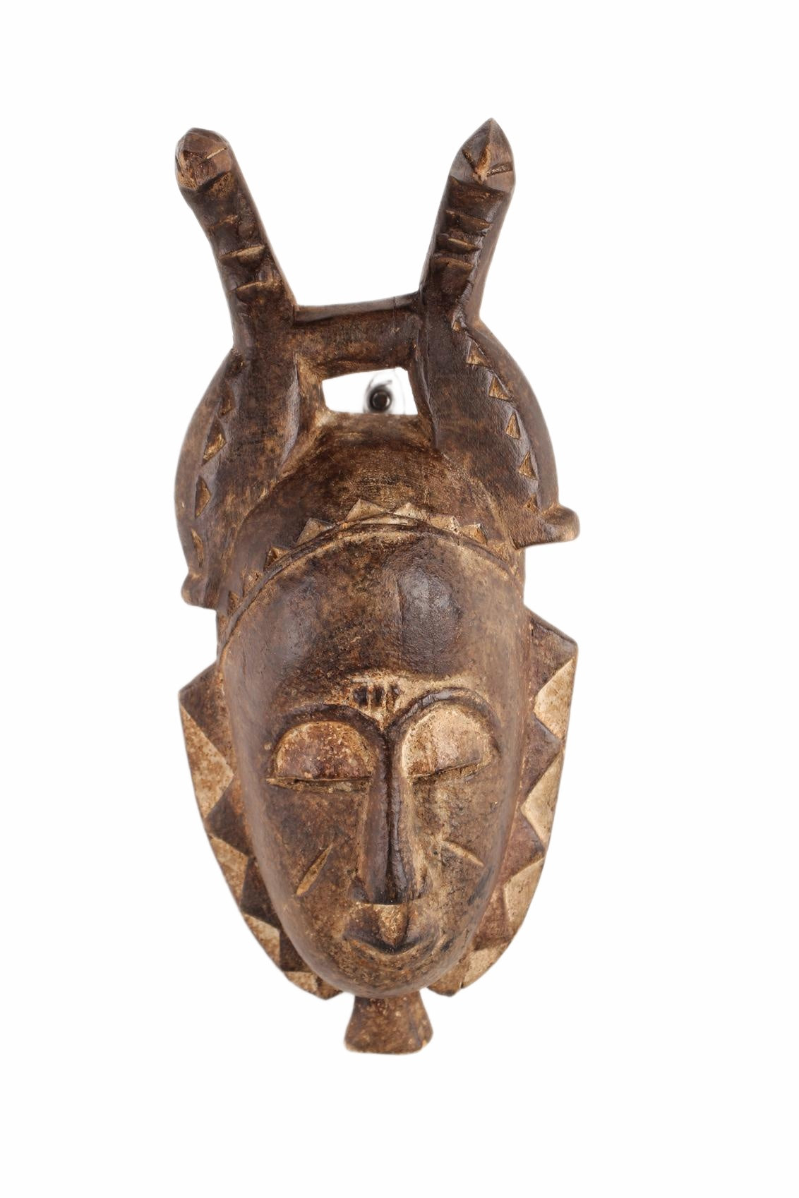 Baule Tribe Mask ~13.8" Tall (New 2026) - Masks