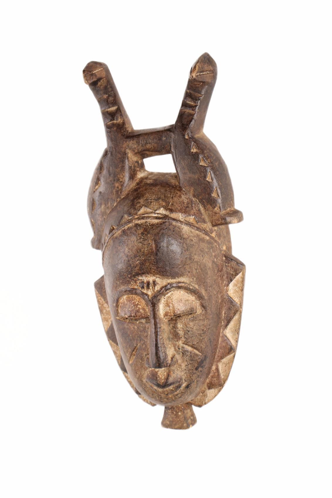 Baule Tribe Mask ~13.8" Tall (New 2026) - Masks