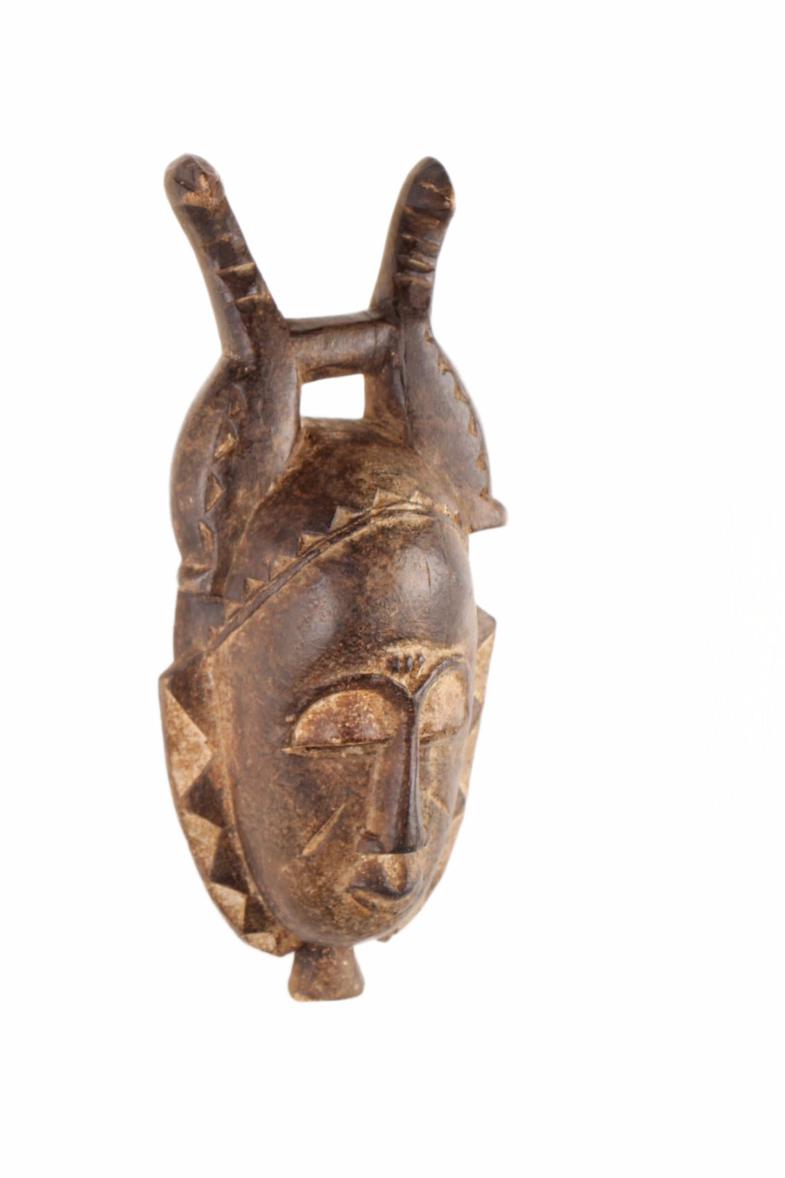 Baule Tribe Mask ~13.8" Tall (New 2026) - Masks