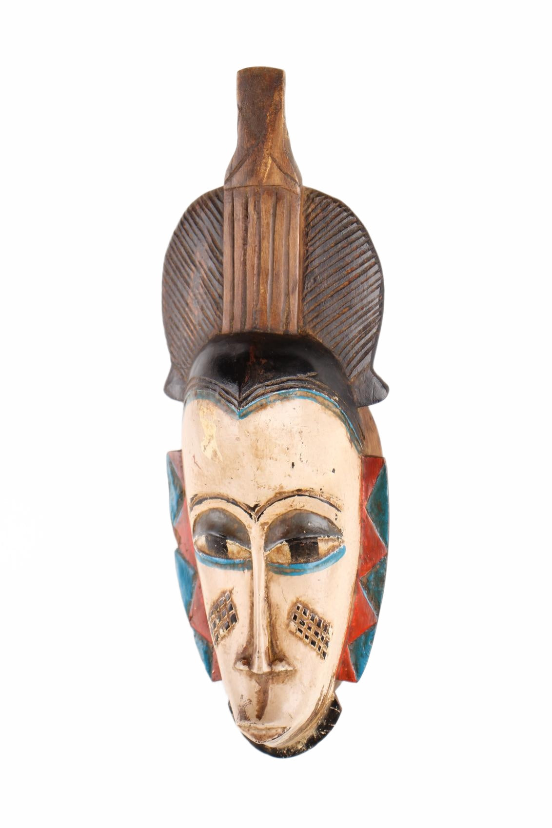 Baule Tribe Mask ~15.7" Tall (New 2026) - Masks