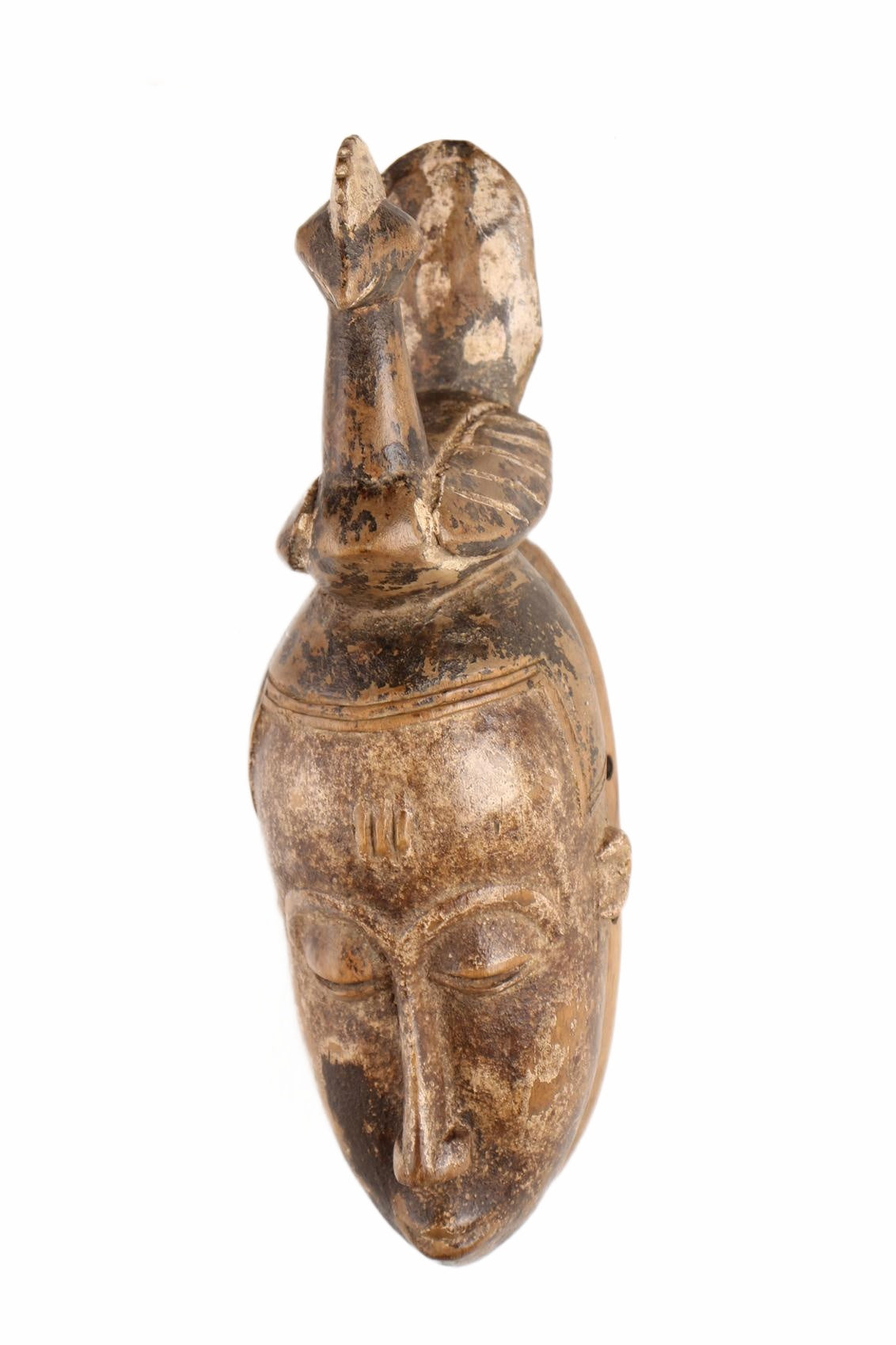 Baule Tribe Mask ~14.6" Tall (New 2026) - Masks
