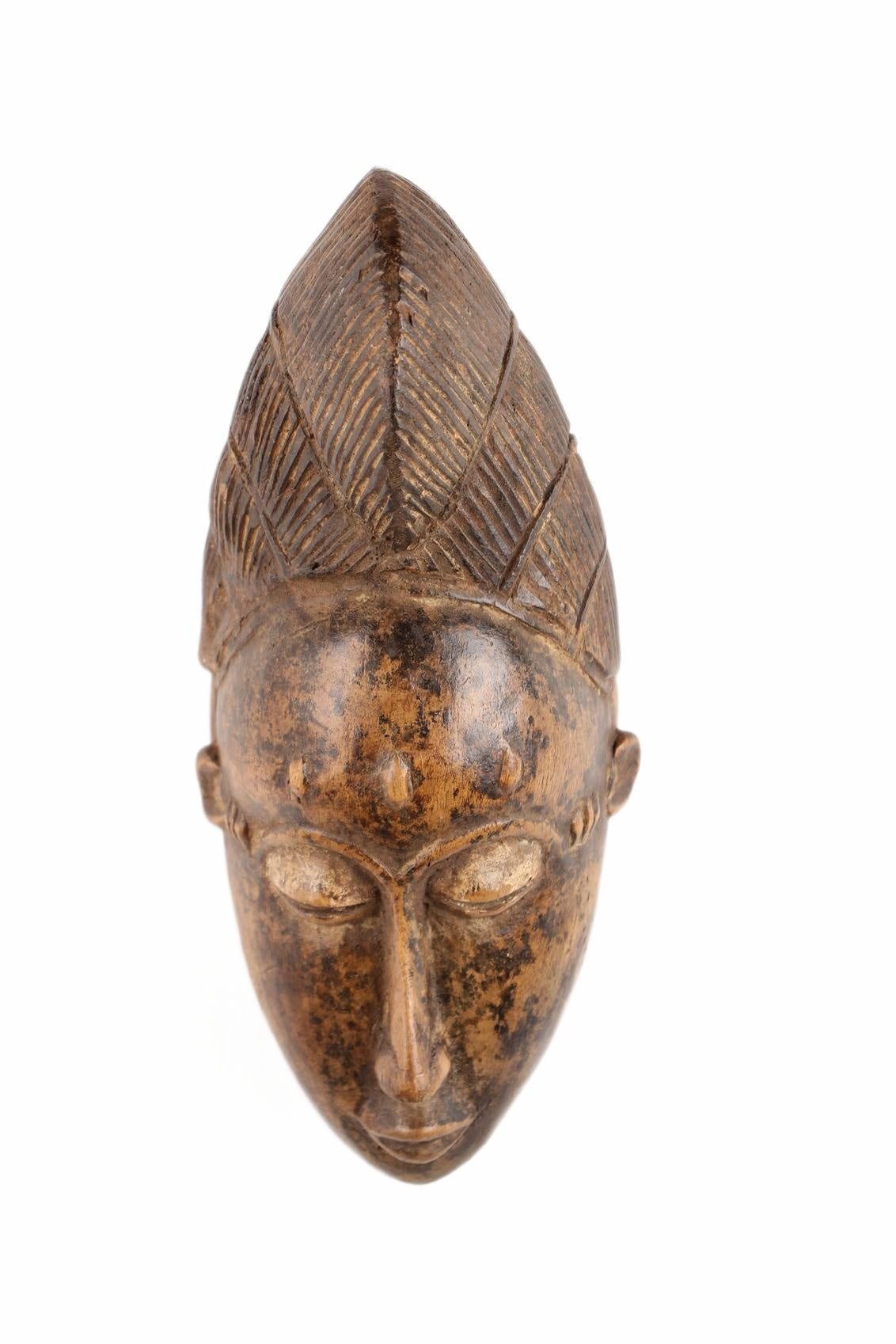 Baule Tribe Mask ~13.4" Tall (New 2026) - Masks