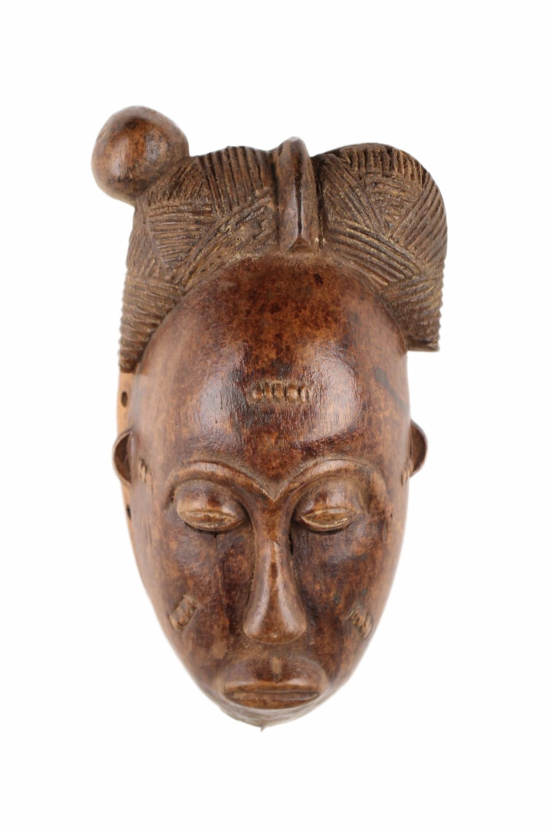 Baule Tribe Mask ~13.4" Tall (New 2026) - Masks