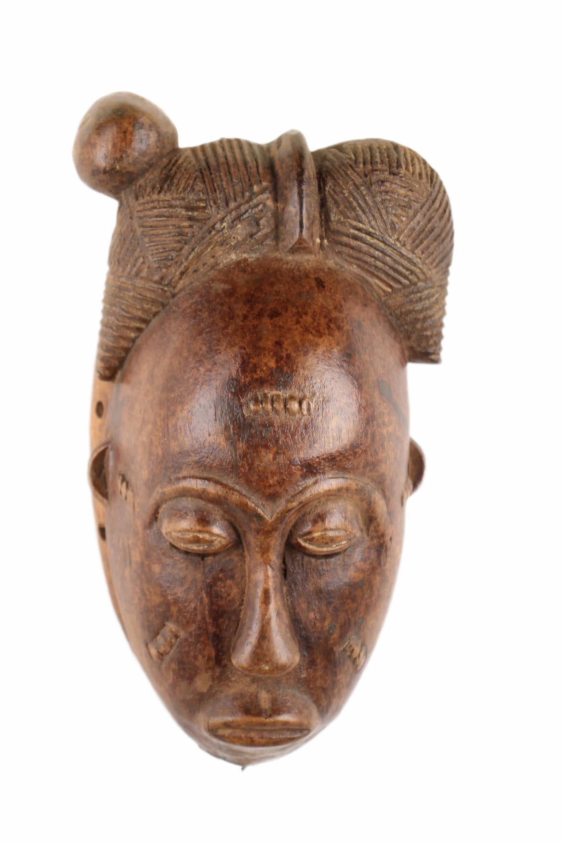 Baule Tribe Mask ~11.0" Tall (New 2026) - Masks