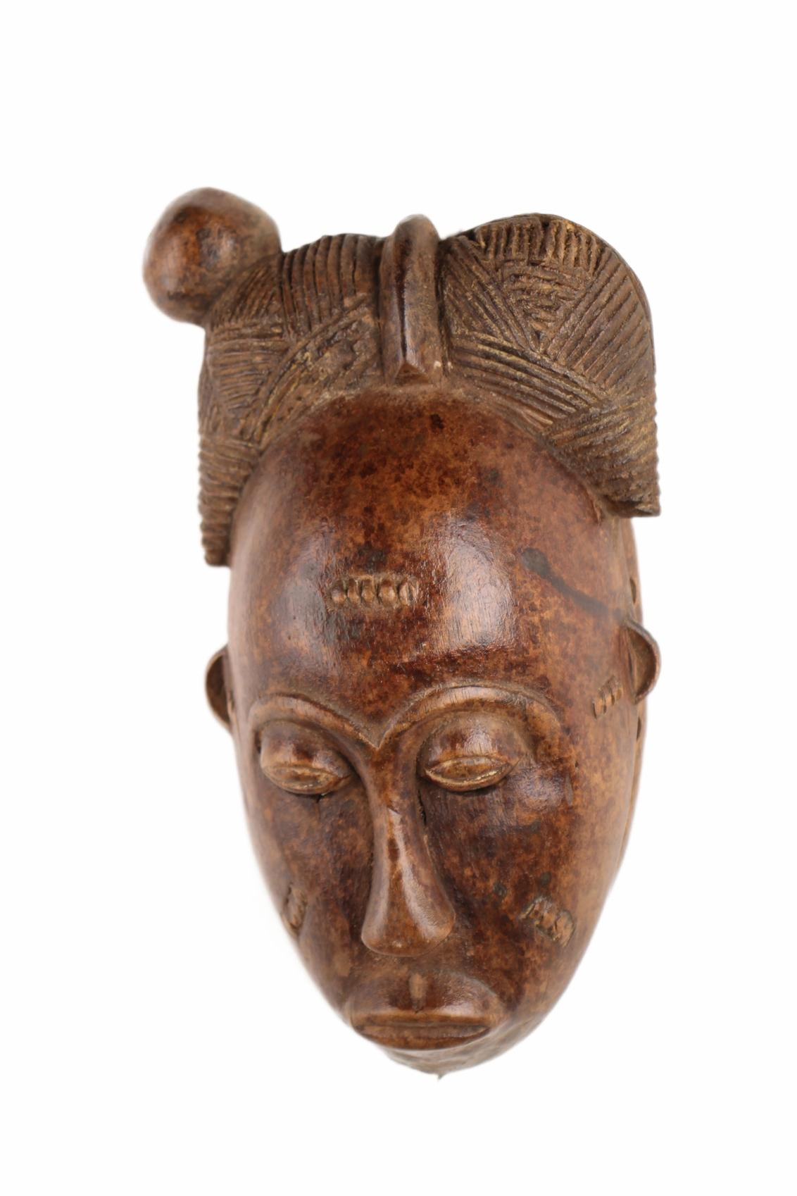 Baule Tribe Mask ~11.0" Tall (New 2026) - Masks