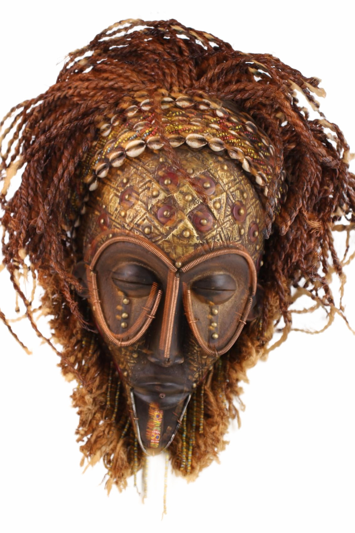 Chokwe Tribe Mask ~20.1" Tall (New 2026) - Masks