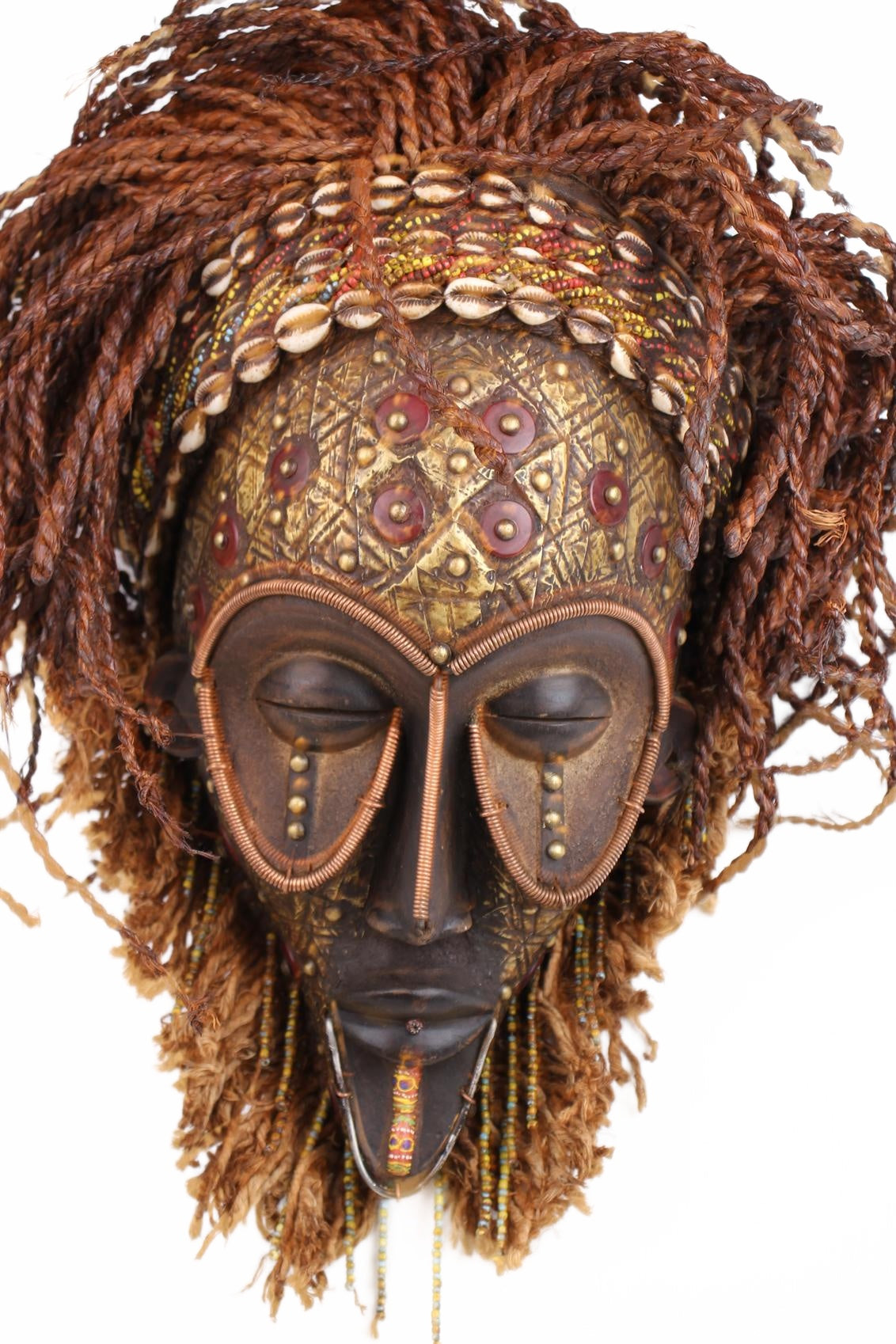 Chokwe Tribe Mask ~20.1" Tall (New 2026) - Masks