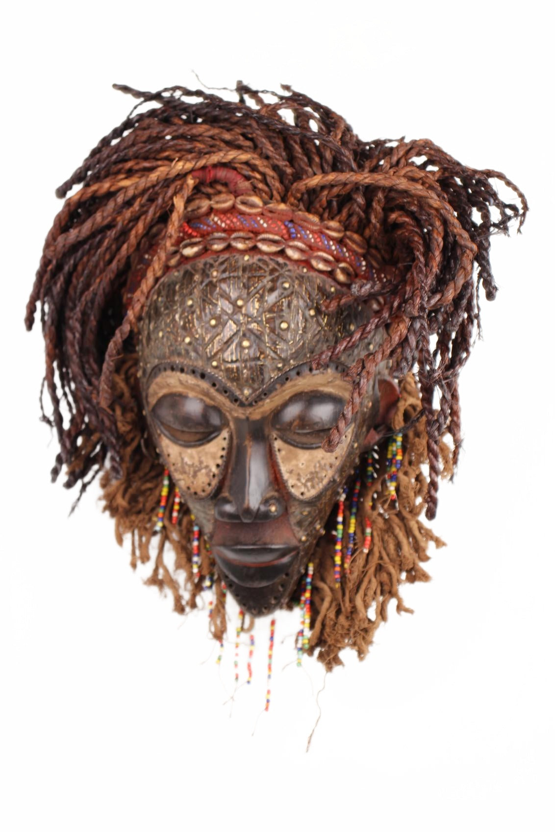 Chokwe Tribe Mask ~15.7" Tall (New 2026) - Masks