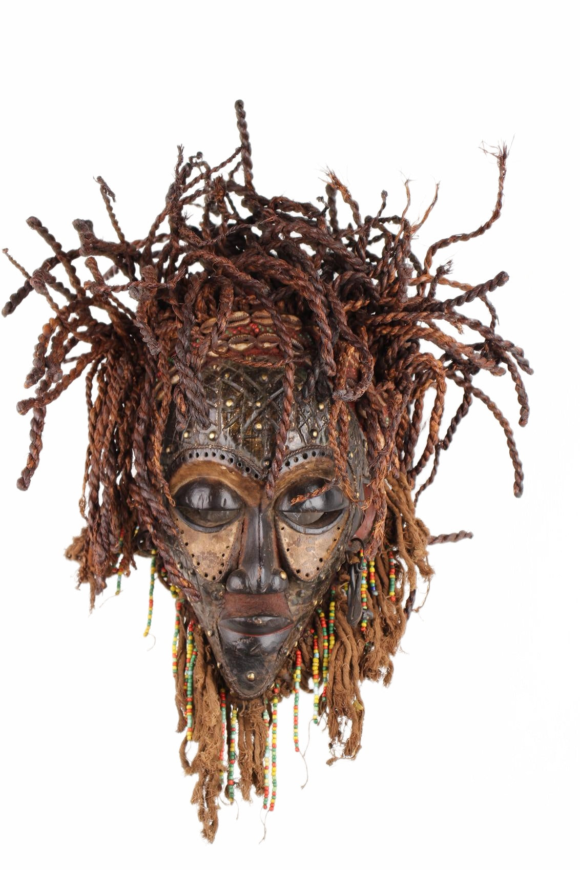 Chokwe Tribe Mask ~14.6" Tall (New 2026) - Masks