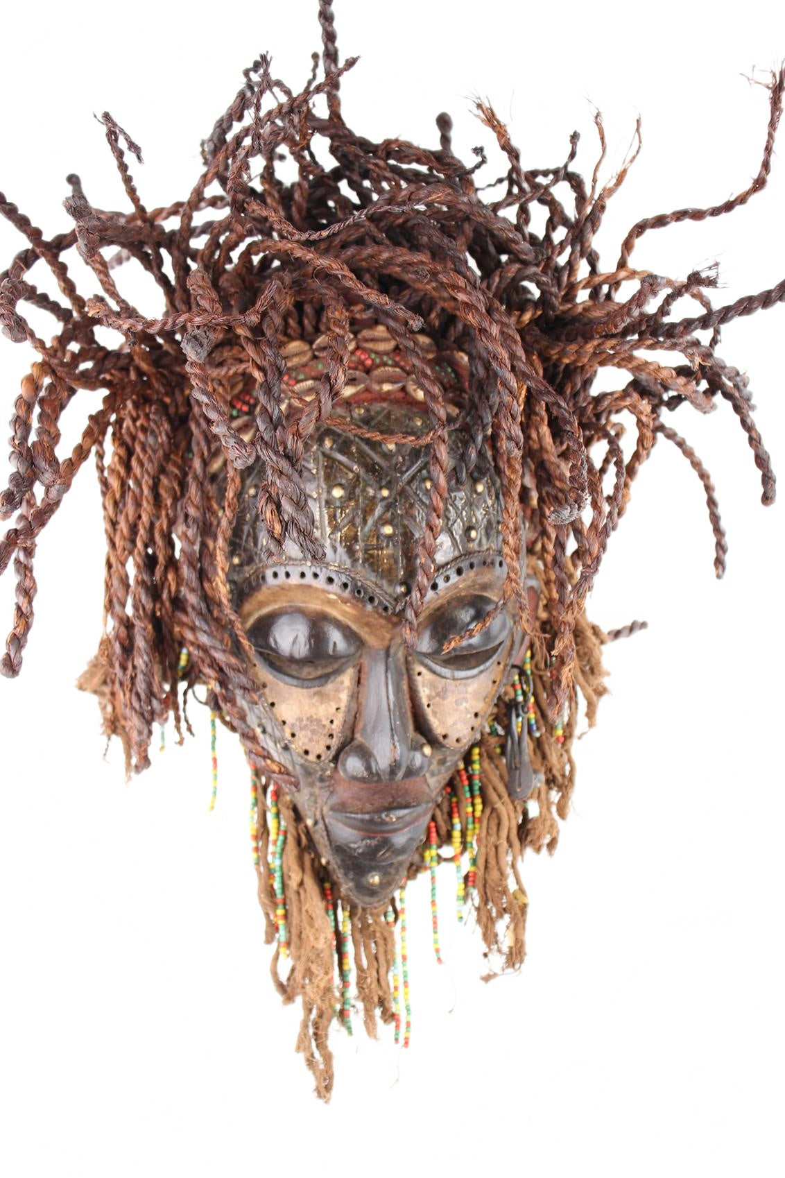 Chokwe Tribe Mask ~14.6" Tall (New 2026) - Masks