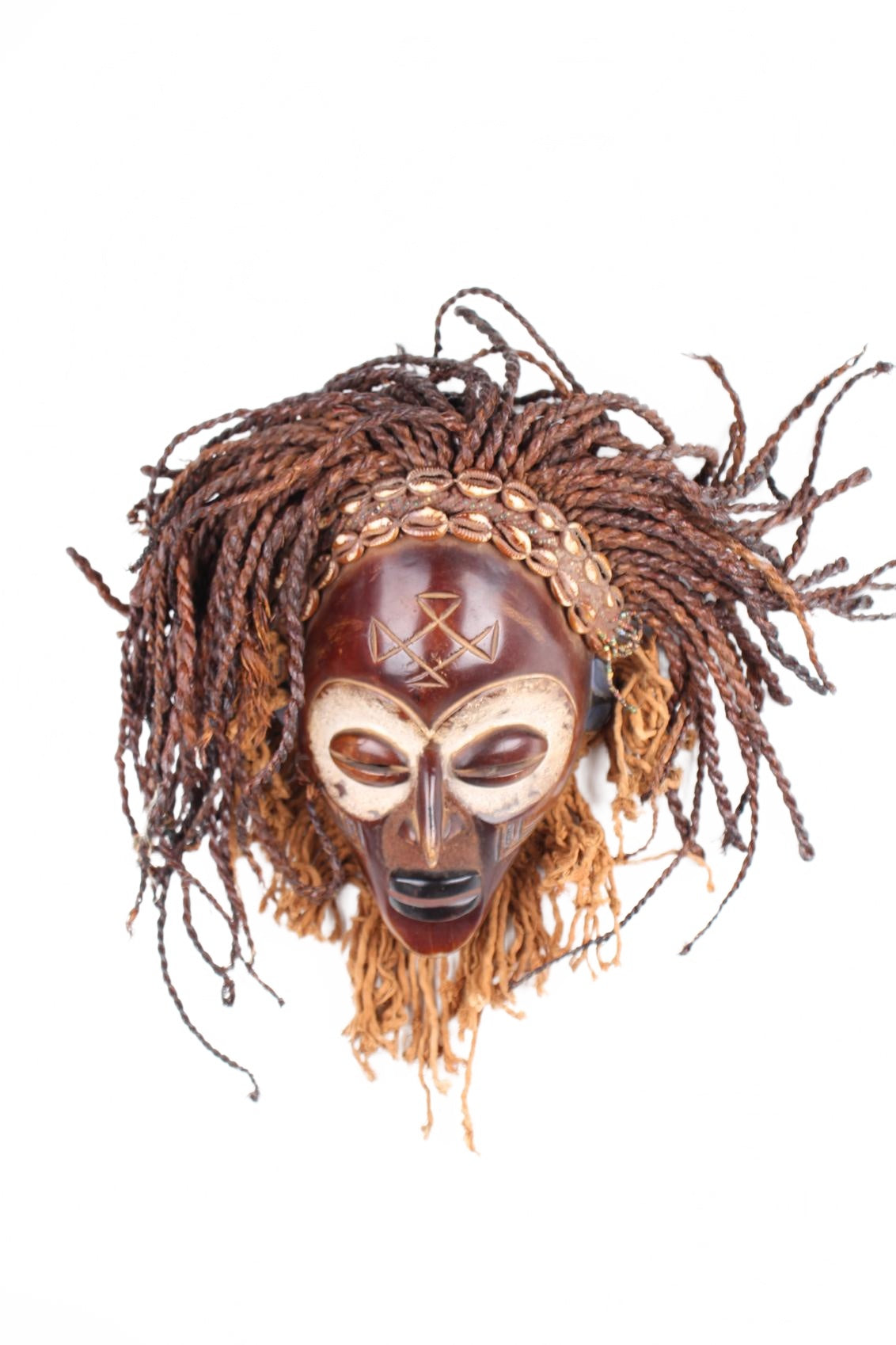 Chokwe Tribe Mask ~11.8" Tall (New 2026) - Masks