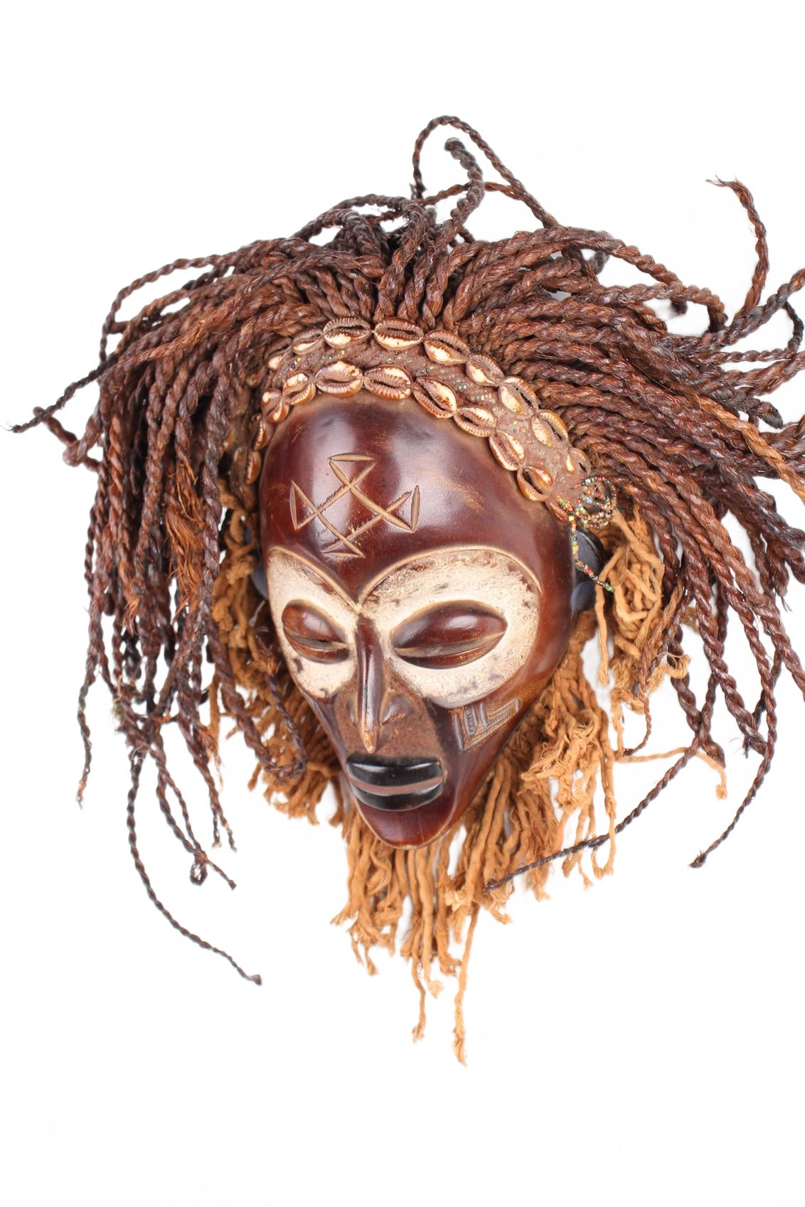 Chokwe Tribe Mask ~11.8" Tall (New 2026) - Masks