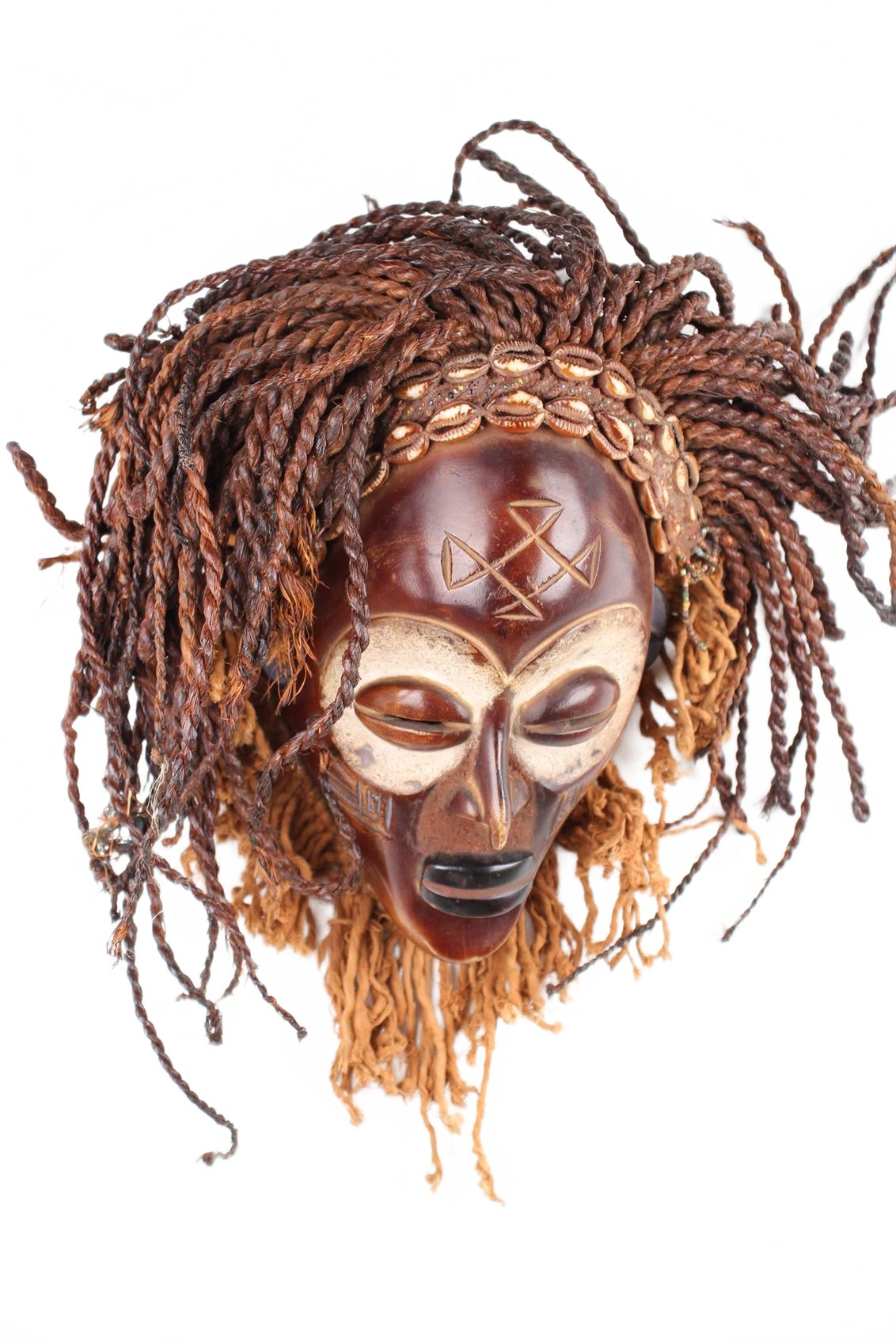 Chokwe Tribe Mask ~11.8" Tall (New 2026) - Masks