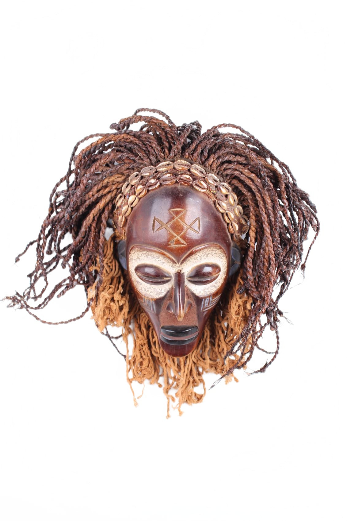 Chokwe Tribe Mask ~12.6" Tall (New 2026) - Masks