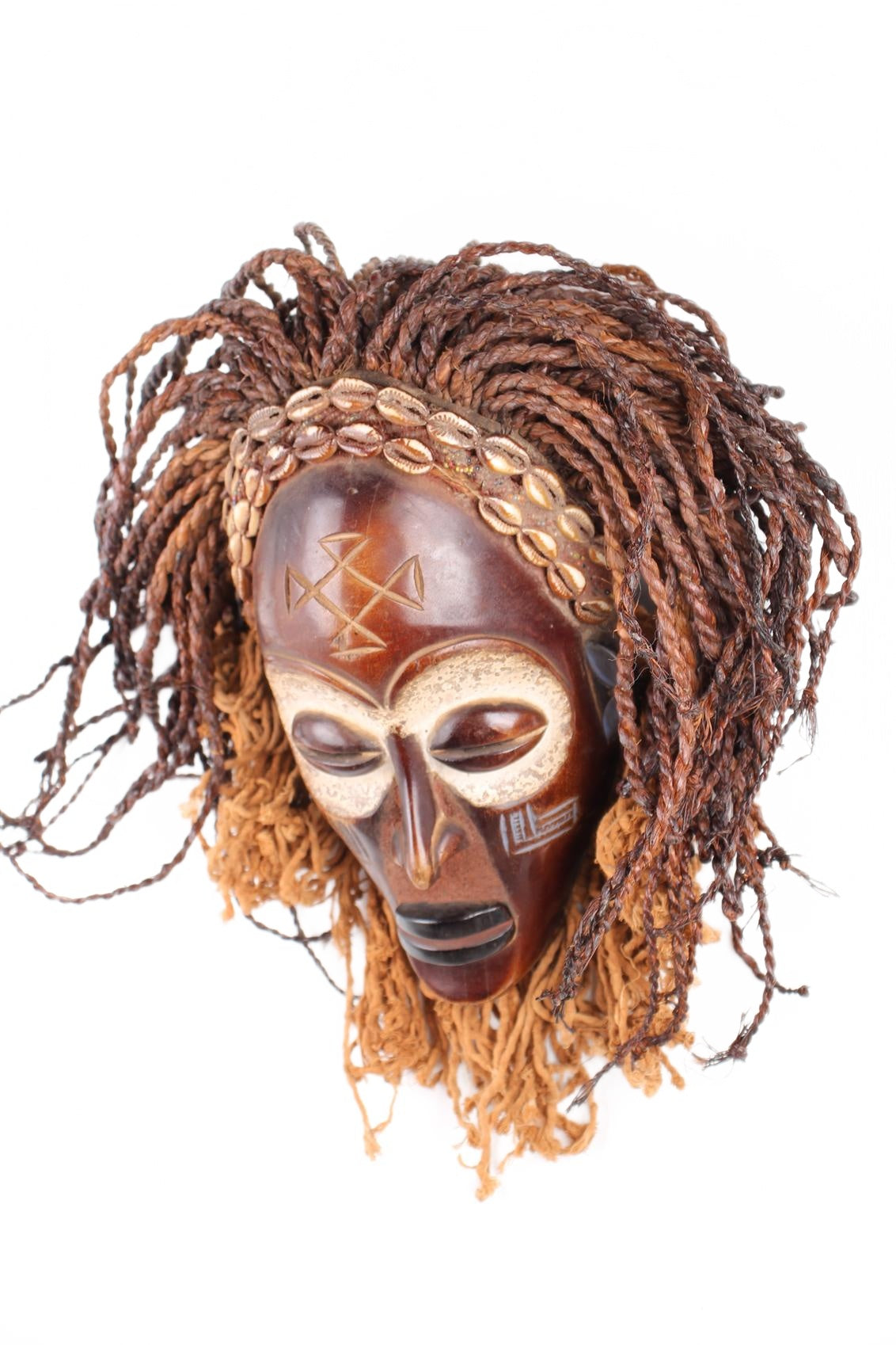 Chokwe Tribe Mask ~12.6" Tall (New 2026) - Masks