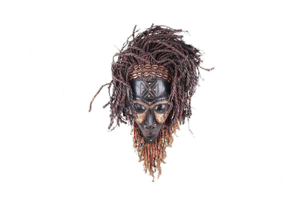 Chokwe Tribe Mask ~15.7" Tall (New 2026) - Masks