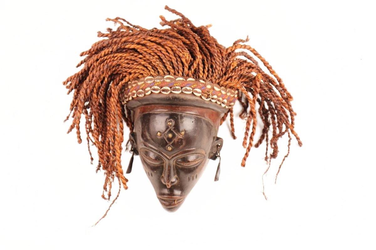 Chokwe Tribe Mask ~14.6" Tall (New 2026) - Masks