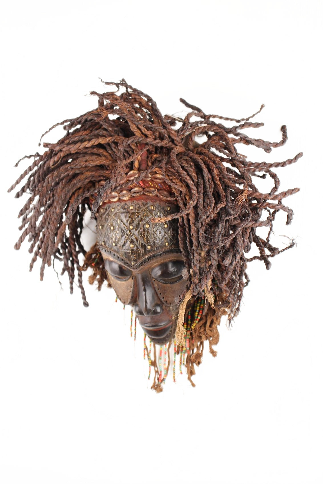 Chokwe Tribe Mask ~16.1" Tall (New 2026) - Masks