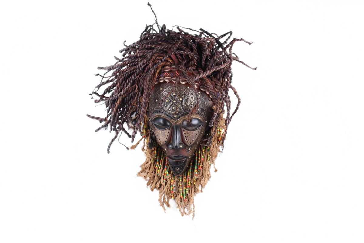 Chokwe Tribe Mask ~14.6" Tall (New 2026) - Masks
