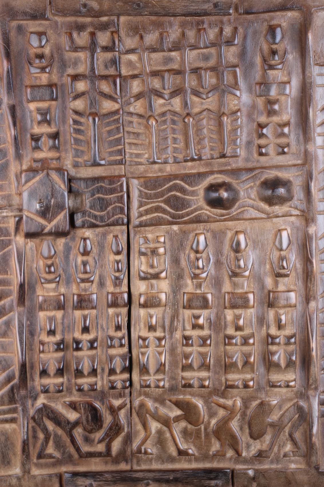 Dogon Tribe Door ~25.2" Tall (New 2026) - Wall Art