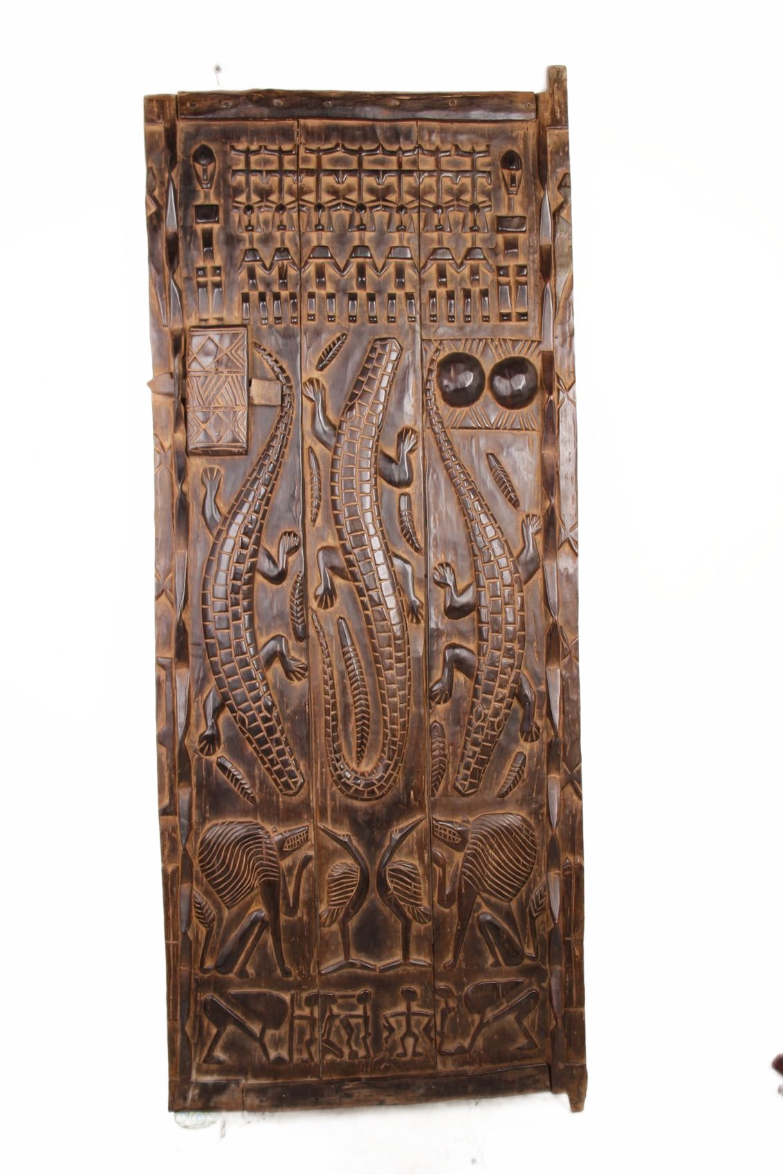 Dogon Tribe Door ~72.8" Tall (New 2026) - Wall Art