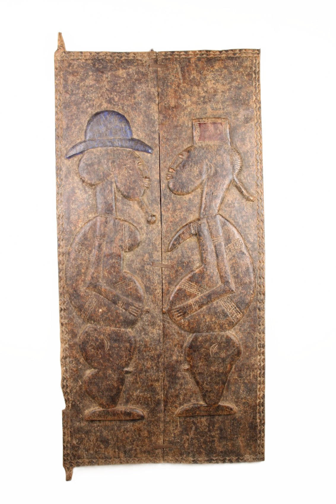 Baule Tribe Doors ~58.3" Tall (New 2026) - Wall Art