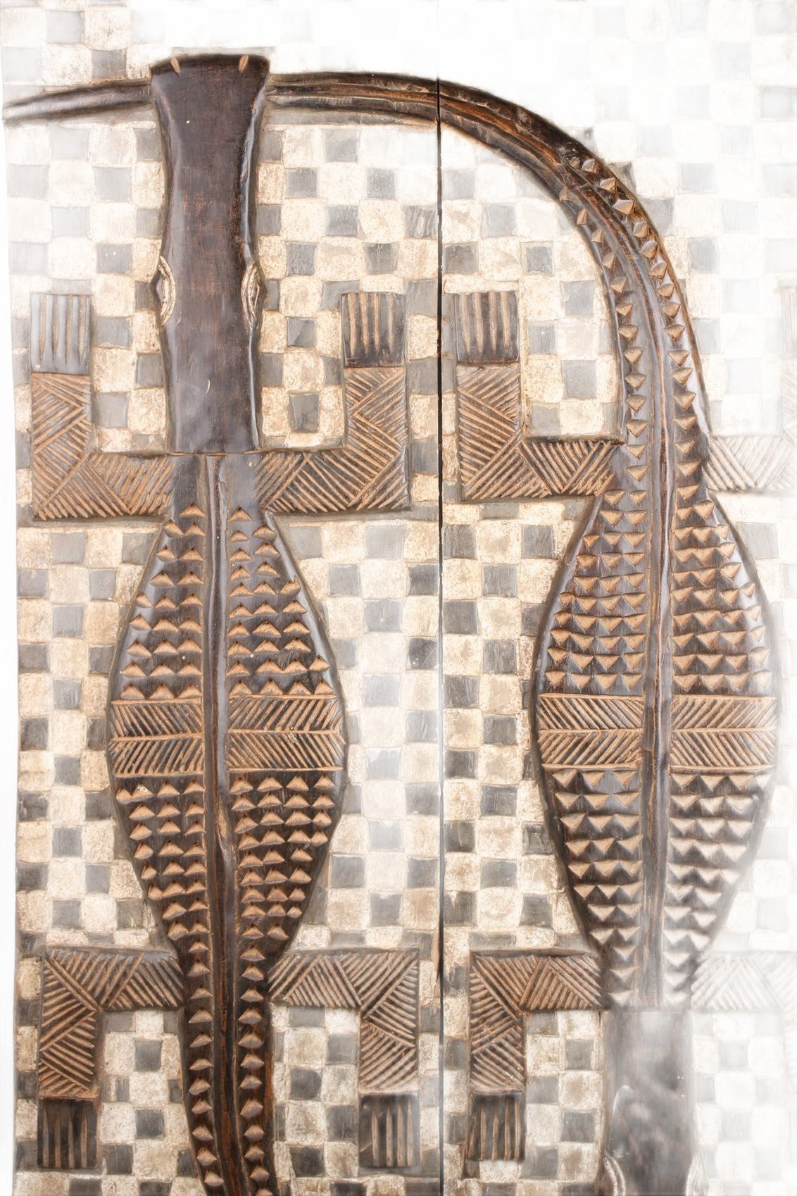 Baule Tribe Doors ~20.1" Tall (New 2026) - Wall Art