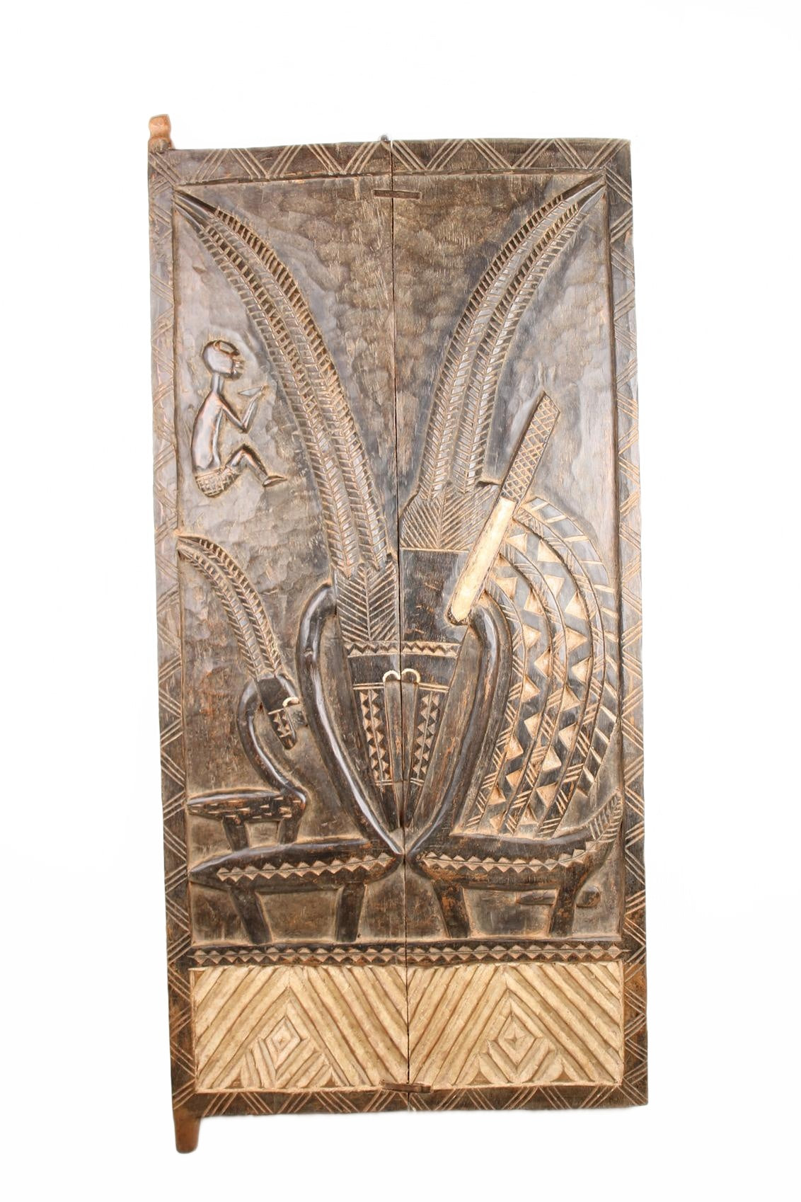 Baule Tribe Doors ~59.1" Tall (New 2026) - Wall Art