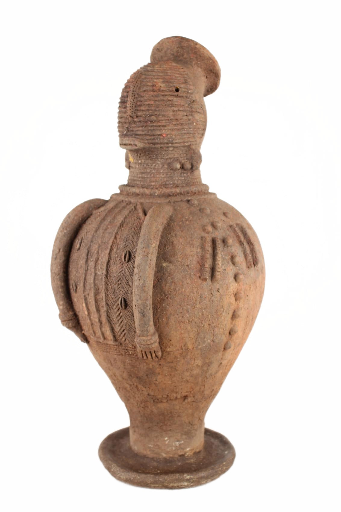 Mangbetu Tribe Terracotta Figures ~27.6" Tall (New 2026) - Sculpture & Statuary
