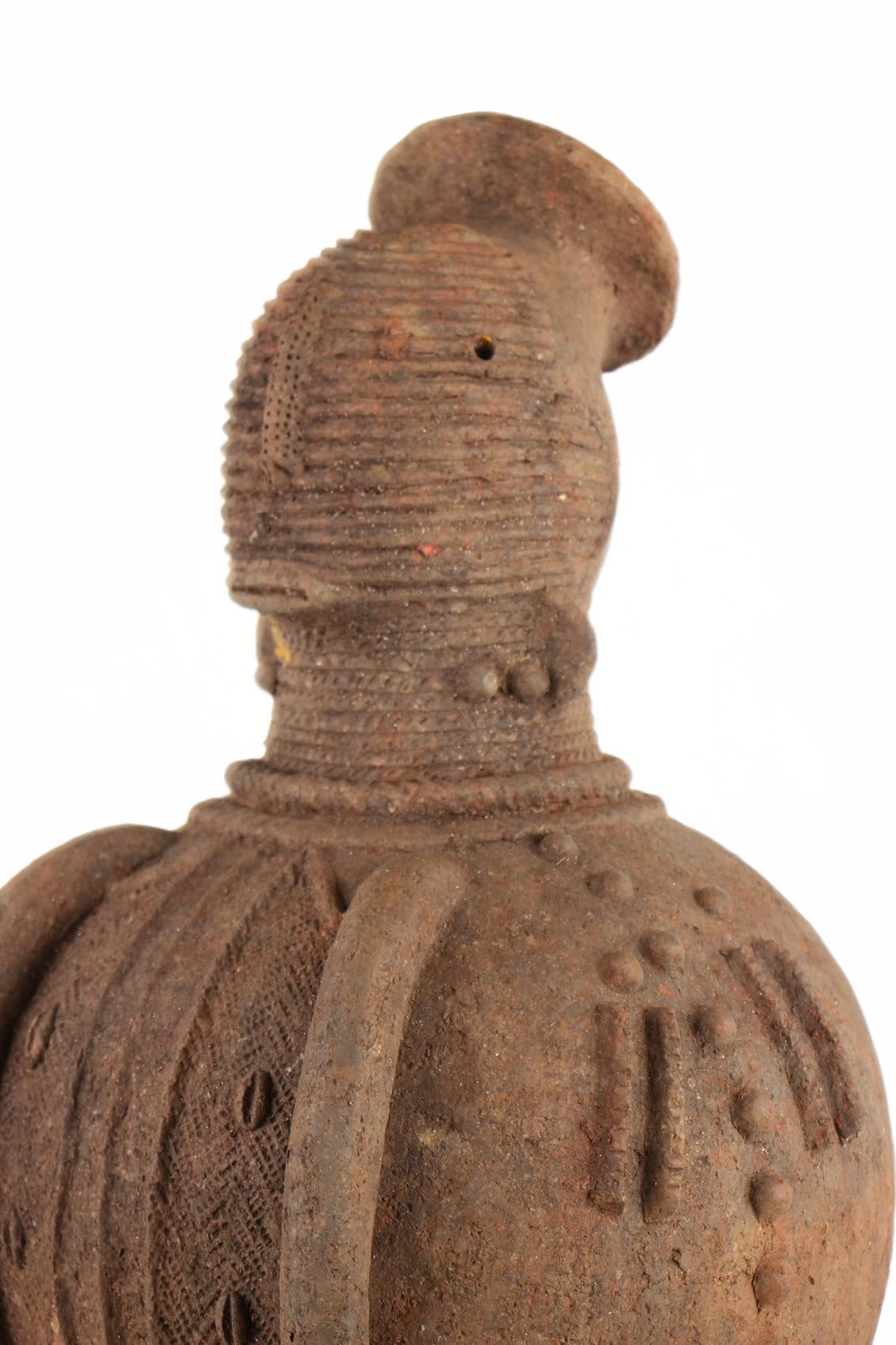 Mangbetu Tribe Terracotta Figures ~27.6" Tall (New 2026) - Sculpture & Statuary