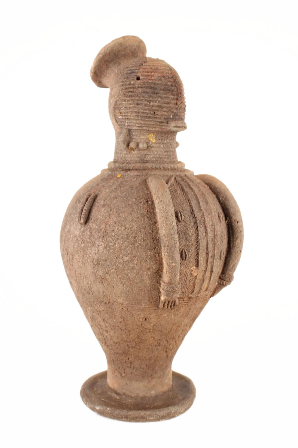 Mangbetu Tribe Terracotta Figures ~27.6" Tall (New 2026) - Sculpture & Statuary
