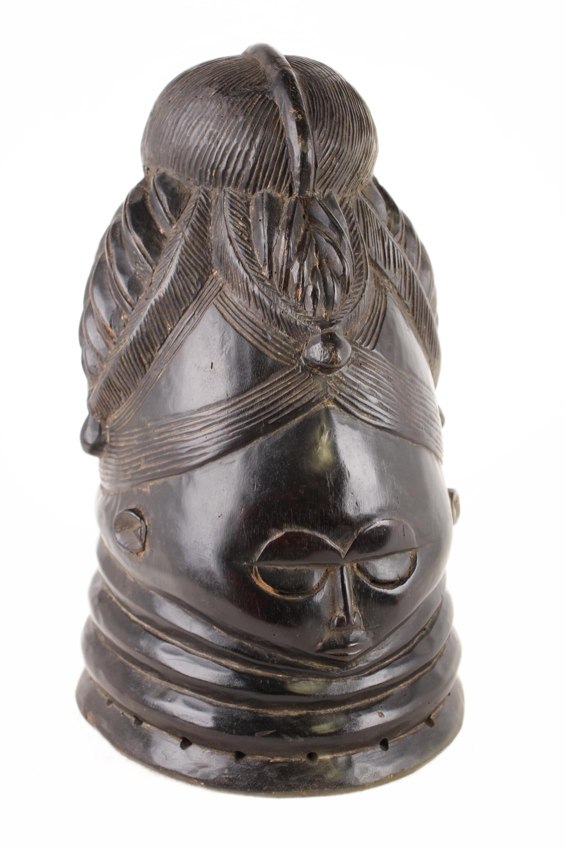 Baule Tribe Helmet Mask ~19.7" Tall (New 2026) - Masks