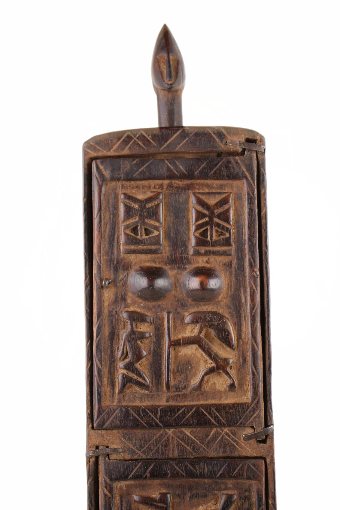 Dogon Tribe Jewelry Box ~26.0" Tall (New 2026) - Sculpture & Statuary