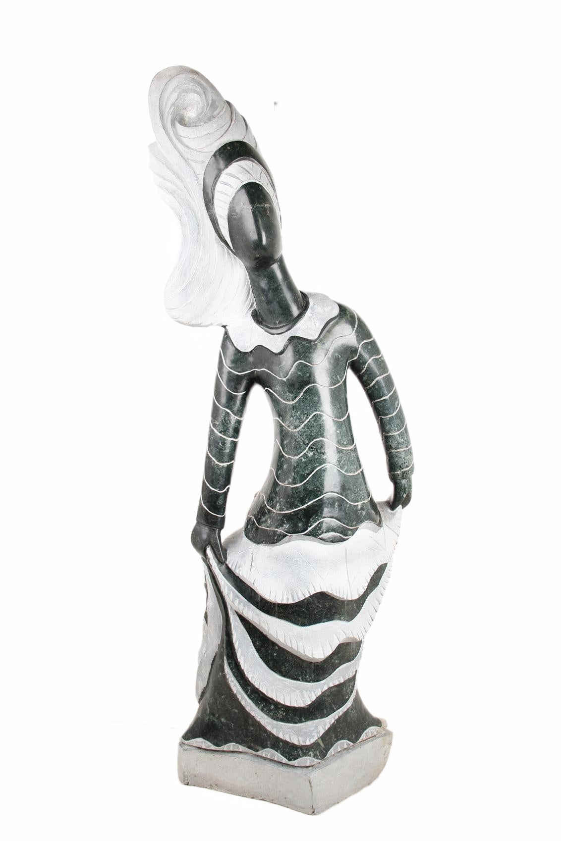 Shona Tribe Opal Stone Princess ~69.3" Tall (New 2026)