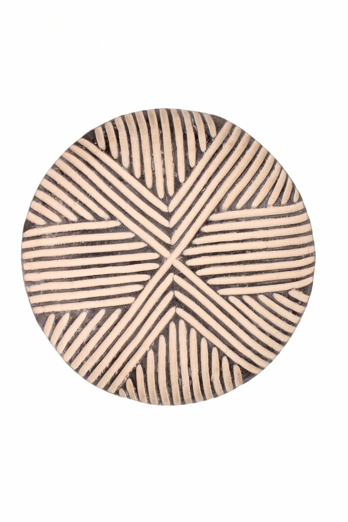 Bamileke Tribe Oval Shaped Wooden Shield ~20.1" Tall (New 2026) - Sculpture & Statuary