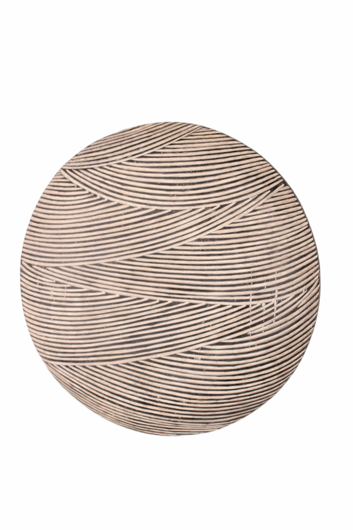 Bamileke Tribe Oval Shaped Wooden Shield ~20.1" Tall (New 2026) - Sculpture & Statuary