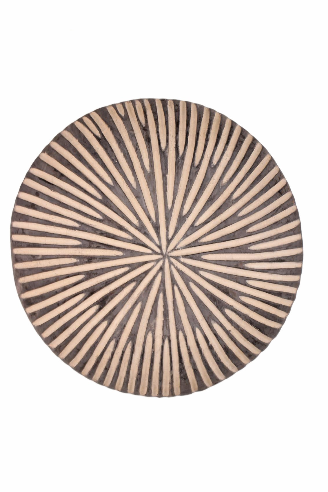 Bamileke Tribe Oval Shaped Wooden Shield ~20.1" Tall (New 2026) - Sculpture & Statuary