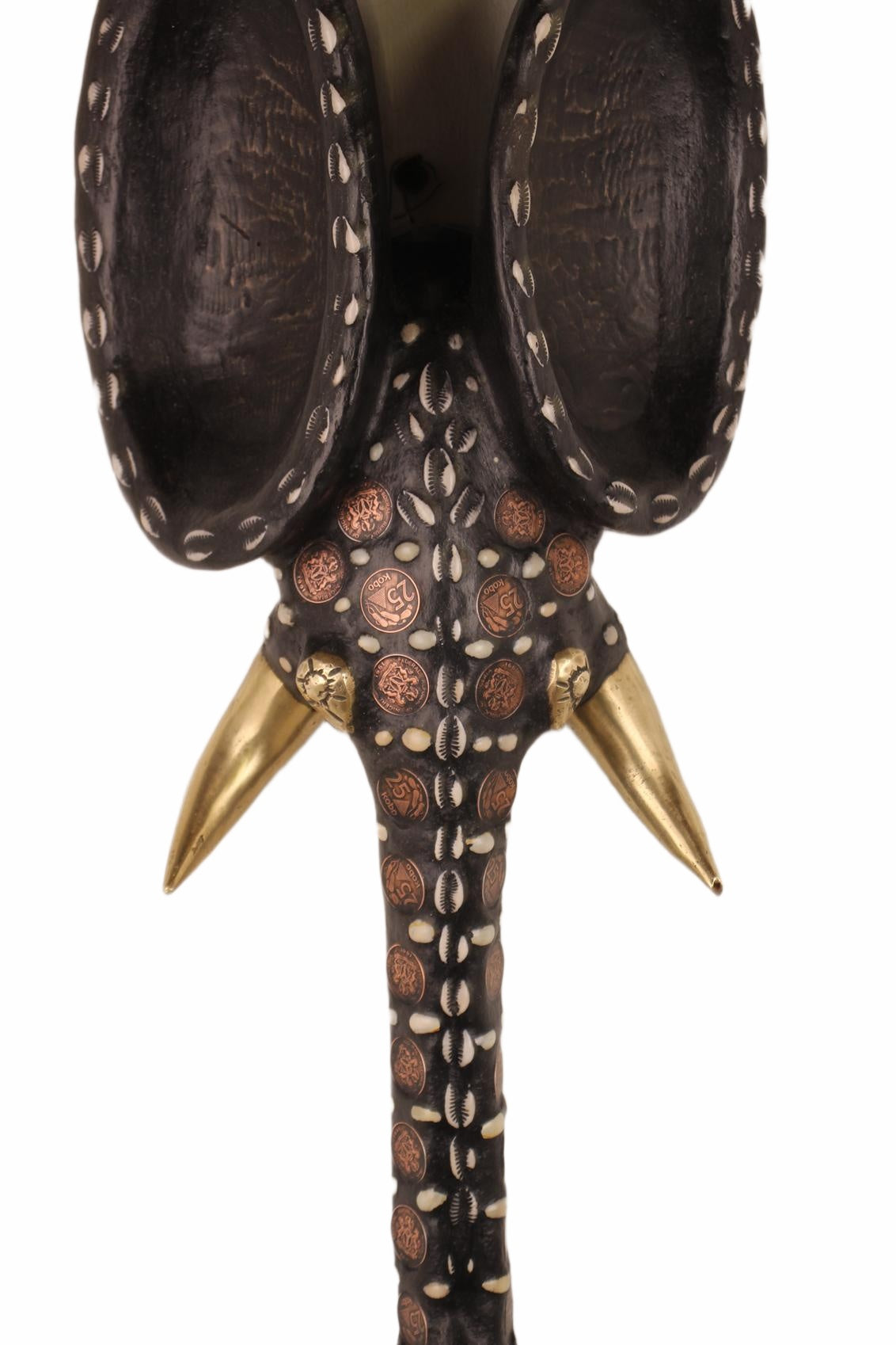 Babanki Tribe Elephant Mask ~26.4" Tall (New 2026) - Jewelry & Adornment