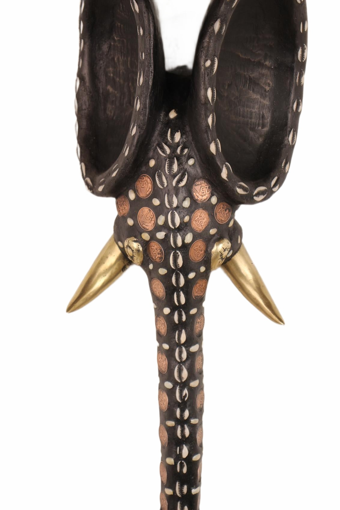 Babanki Tribe Elephant Mask ~26.4" Tall (New 2026) - Jewelry & Adornment