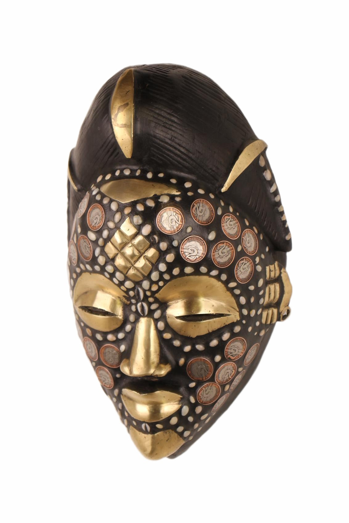 Punu Tribe Coin or Penny Masks ~16.9" Tall (New 2026) - Masks