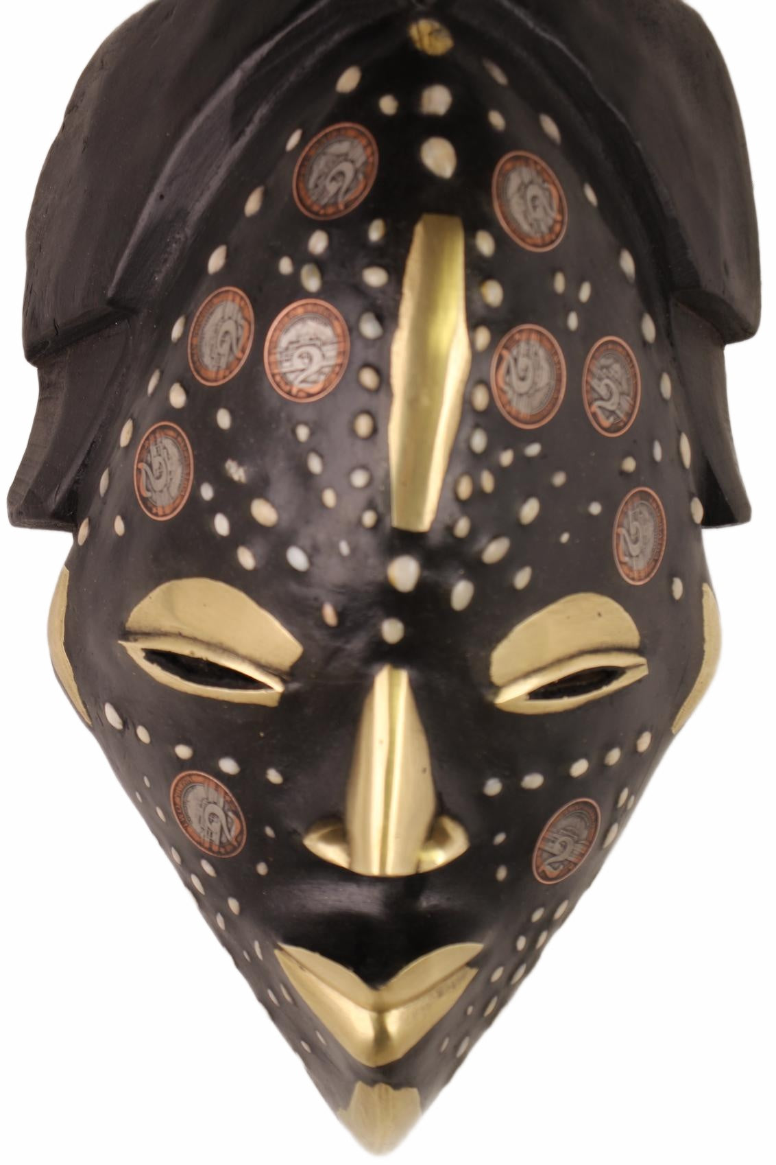 Punu Tribe Coin or Penny Masks ~12.6" Tall (New 2026) - Masks