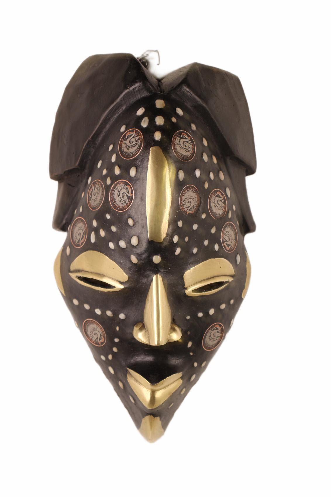 Punu Tribe Coin or Penny Masks ~12.6" Tall (New 2026) - Masks