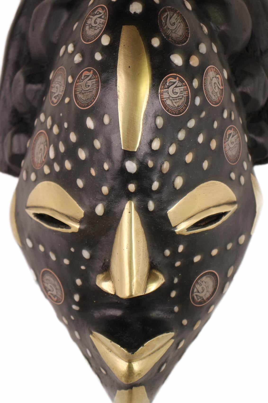 Punu Tribe Coin or Penny Masks ~12.6" Tall (New 2026) - Masks