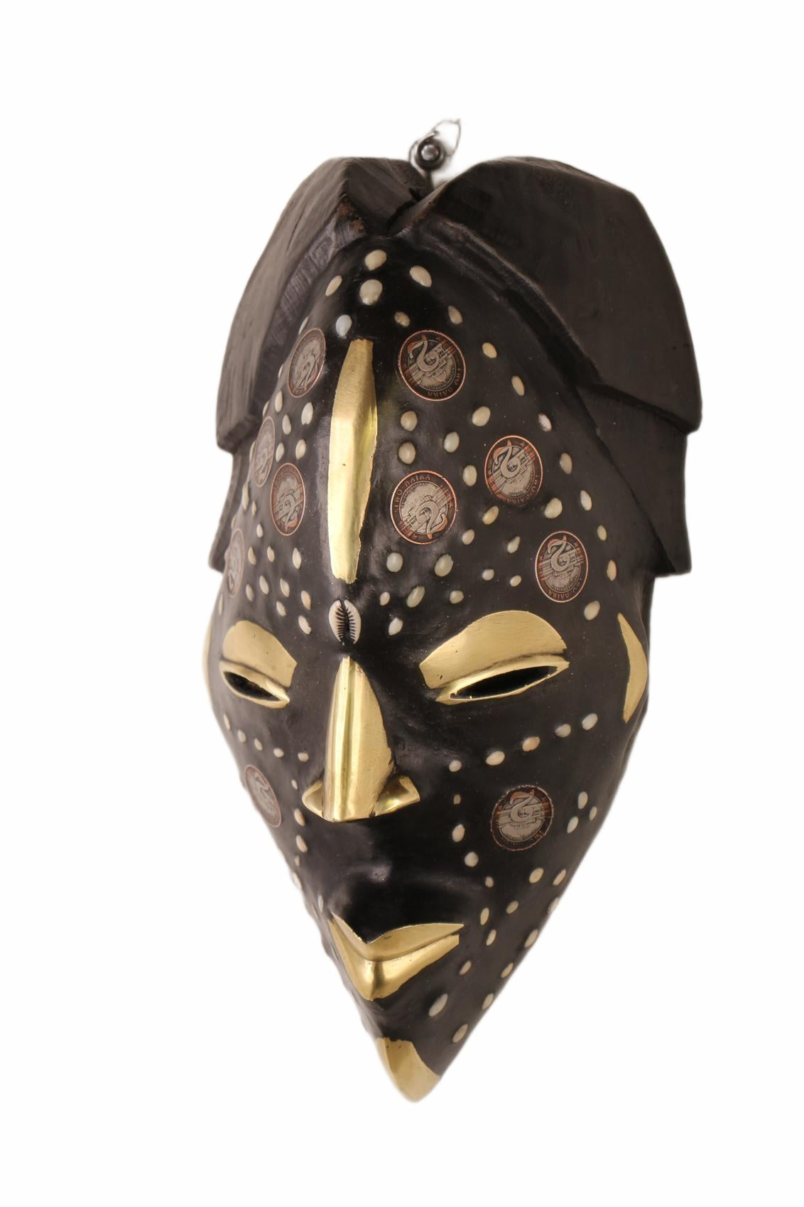 Punu Tribe Coin or Penny Masks ~12.6" Tall (New 2026) - Masks